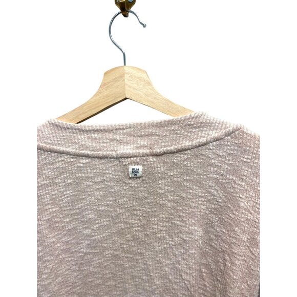 Billabong Wrap Sweater Beige Size L Neutral Coastal Spring Minimalist Classic - Picture 9 of 12